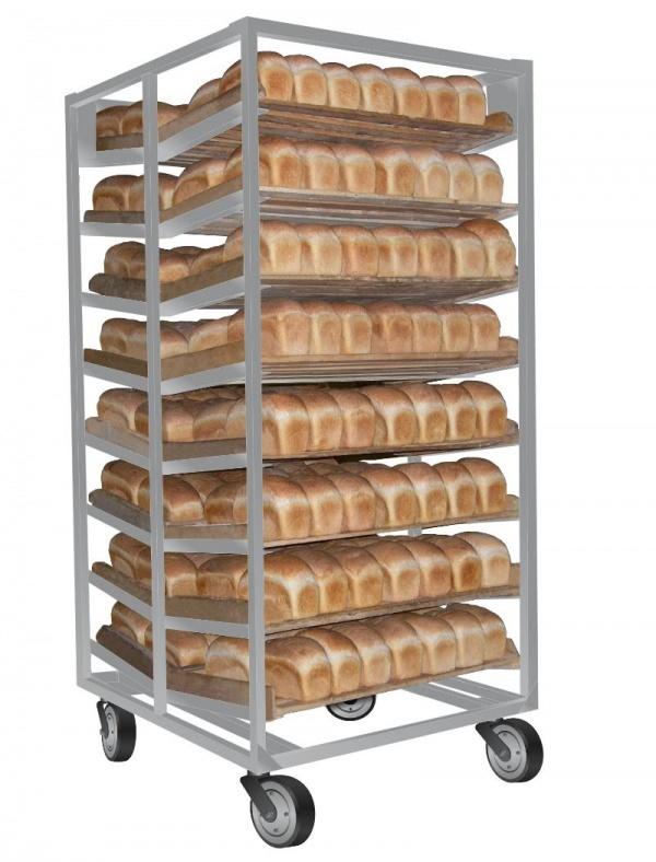 тележки для лотков с хлебом